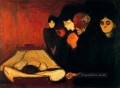 Por la fiebre del lecho de muerte 1893 Edvard Munch